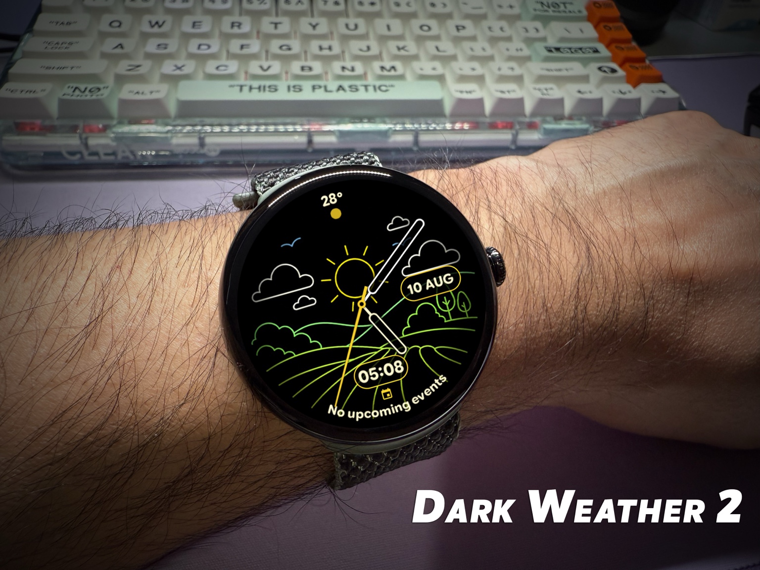 Dark Weather 2 watch face